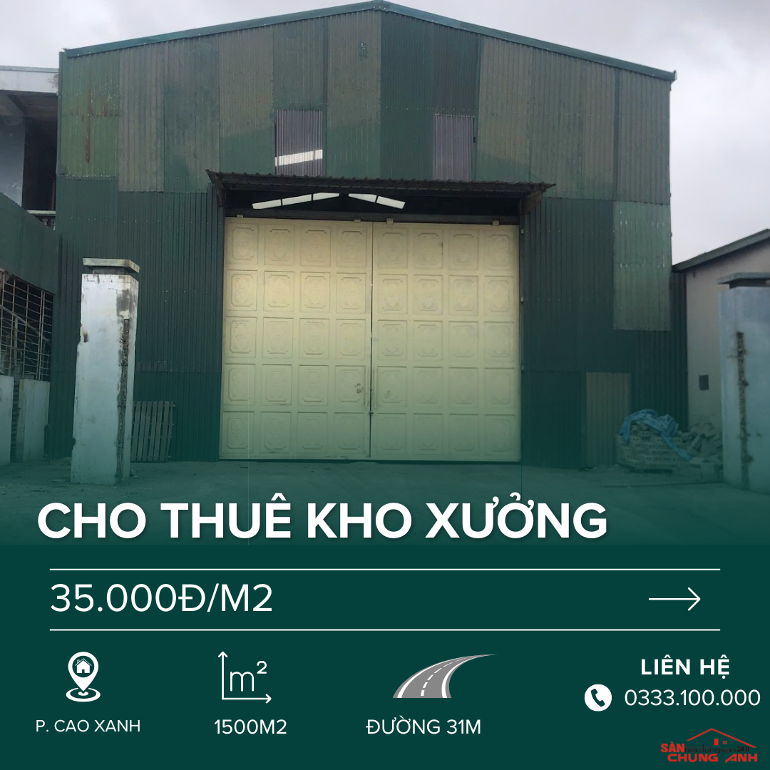 CHO THUÊ KHO XƯỞNG KHU CÔNG NGHIỆP HÀ KHÁNH - PHƯỜNG CAO XANH - TỈNH QUẢNG NINH