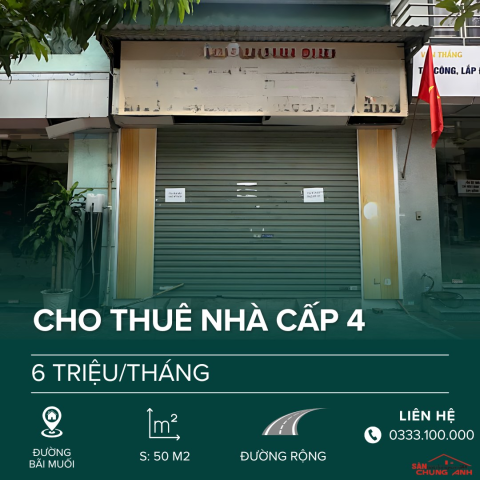 HS21 - THUÊ NHÀ MẶT PHỐ CẤP 4 - PHƯỜNG HÀ LẦM - QUẢNG NINH.