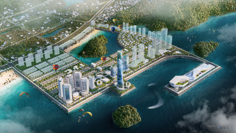 Tổ hợp sân golf gần 24.800 tỷ đồng giáp vịnh Bái Tử Long dự kiến vận hành từ 2029