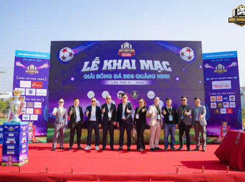 BẤT ĐỘNG SẢN CHUNG ANH LÀ TRƯỞNG BAN TỔ CHỨC GIẢI BÓNG ĐÁ BẤT ĐỘNG SẢN QUẢNG NINH HÀNG NĂM 