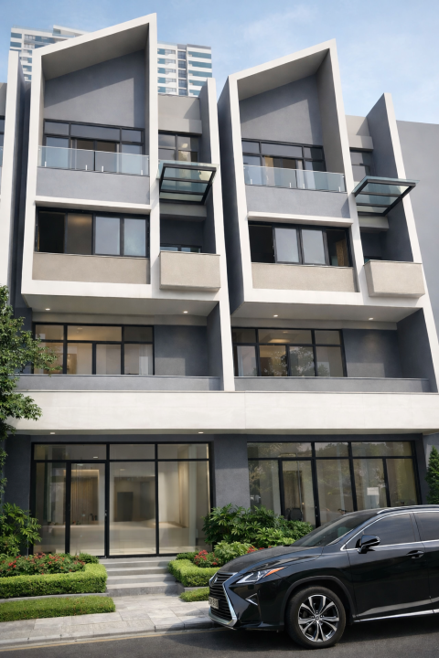 HS46 - THUÊ CĂN SHOPHOUSE 4 TẦNG PHƯỜNG HỒNG GAI - QUẢNG NINH